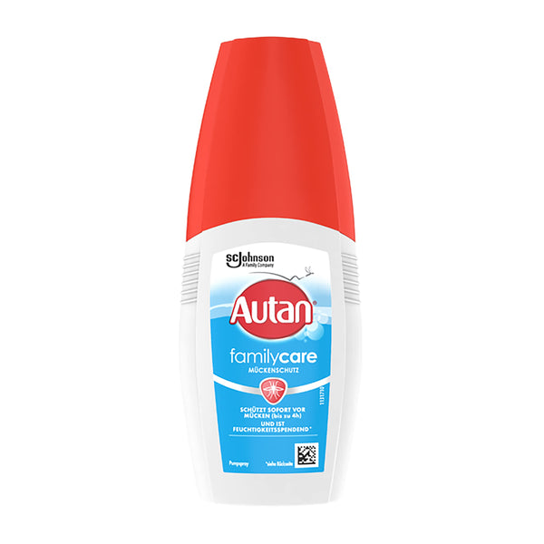 Autan Family Care pumpja aerosols pret odiem ģimenei, ar alveju, 100 ml