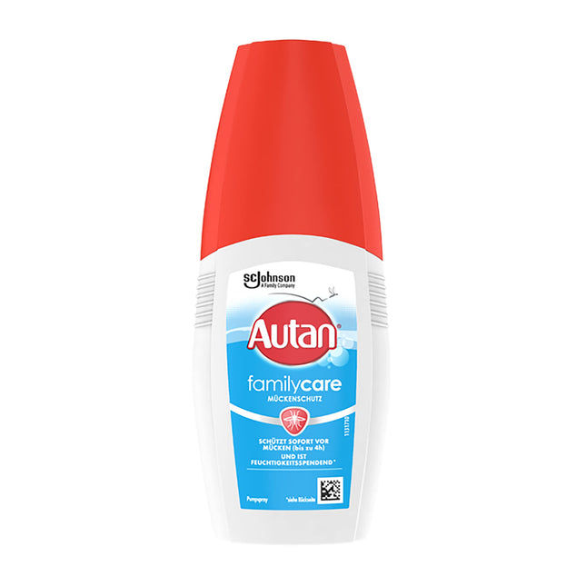 Autan Family Care pumpja aerosols pret odiem ģimenei, ar alveju, 100 ml