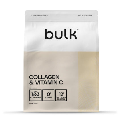 Kolagēna un C vitamīna pulveris vairumā, 12 000 mg vienā porcijā, hidrolizēti kolagēna peptīdi, 1. un 3. tips, mango, 500 g