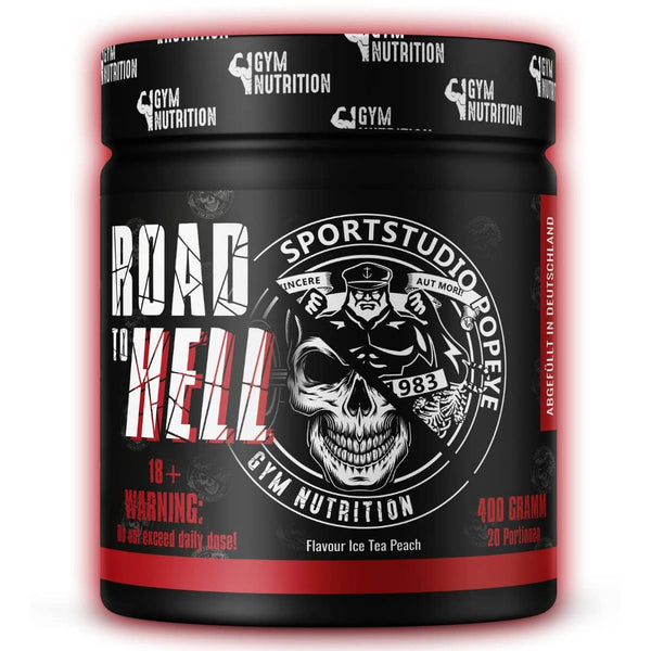 CEĻŠ UZ ELLI - Ultra Hardcore pastiprinātājs pirms treniņa - pulveris - ATP + L-arginīns + citrulīns + beta-alanīns + kofeīns 400g sadarbībā ar Sportstudio Popeye ledus tēja persiku garša vegāns