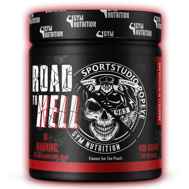 CEĻŠ UZ ELLI - Ultra Hardcore pastiprinātājs pirms treniņa - pulveris - ATP + L-arginīns + citrulīns + beta-alanīns + kofeīns 400g sadarbībā ar Sportstudio Popeye ledus tēja persiku garša vegāns