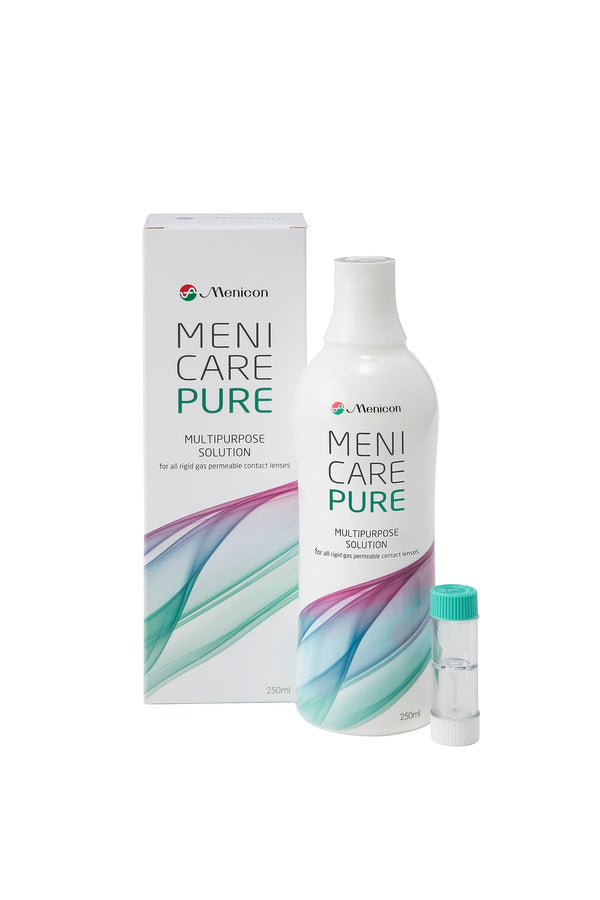 Menicon Menicare Pure daudzfunkcionāls šķīdums cietajām kontaktlēcām 250 ml.