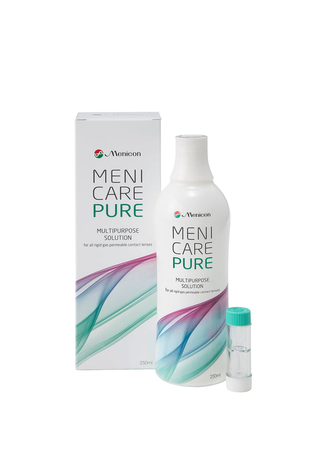 Menicon Menicare Pure daudzfunkcionāls šķīdums cietajām kontaktlēcām 250 ml.