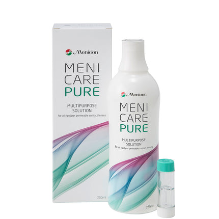 Menicon Menicare Pure daudzfunkcionāls šķīdums cietajām kontaktlēcām 250 ml.