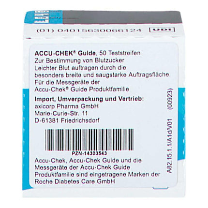 ACCU CHEK Guide testa strēmeles, 50 gab.