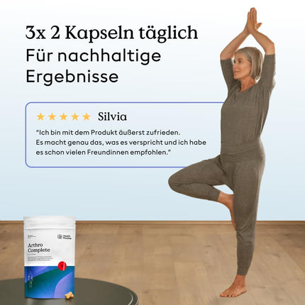 Veselības rutīna Arthro Complete — 180 kapsulas — kurkumīns, bosvelīnskābe, glikozamīns, hondroitīns kapsulas — vitamīni, minerālvielas, augu ekstrakti