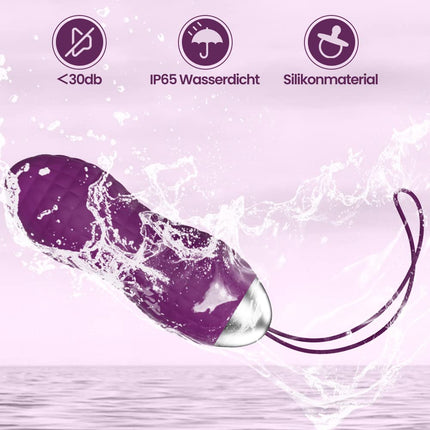 Love Balls Vibration, Allmay ūdensnecaurlaidīgi lodveida vibratori, G-punkta un klitora stimulācijas seksa rotaļlieta ar bezvadu tālvadības pulti, 10 vibrācijas režīmi sievietēm, pāriem