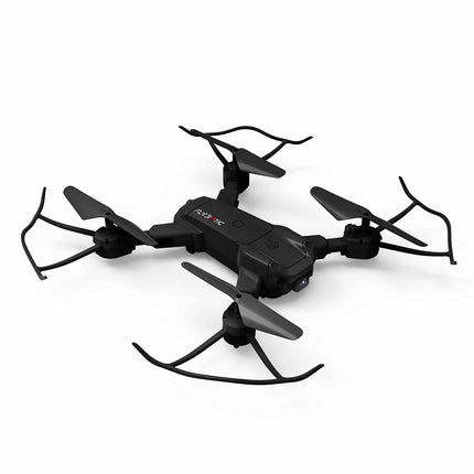 FLYBOTIC salokāms drons Tālvadības salokāms drons 33 cm, salokāms ar iebūvētu kameru, lidojoša rotaļlieta bērniem un pieaugušajiem, lietošanai iekštelpās un ārā, no 14 gadu vecuma