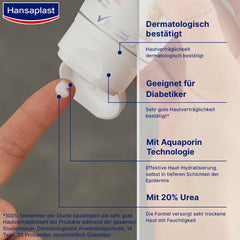 Hansaplast Anti Callus Intensive Cream (75 ml), pēdu krēms sacietējumu noņemšanai, mitrinošs sacietējumu krēms ļoti sausai ādai ar urīnvielu