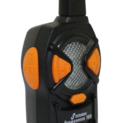 Stabo Elektronik 20100 - Stabo Freecomm radio mobilais tālrunis, melns