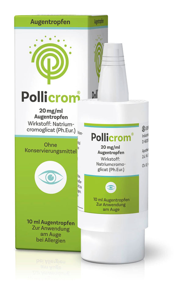 Pollicrom® acu pilieni - visu gadu, maiga pamata aizsardzība pret alerģijām ar kromoglicīnskābi, 10 ml