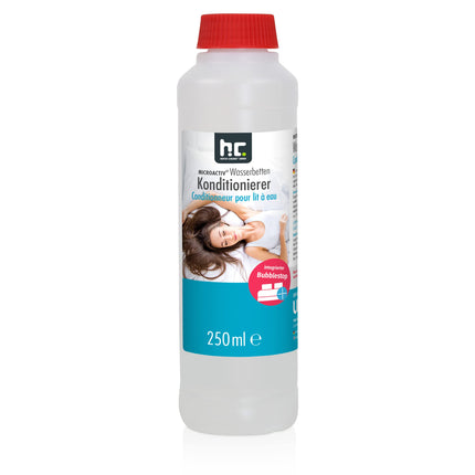Höfer Chemie 4 x 250 ml Microactiv ūdensgultas kondicionieris ar burbuļu novēršanas līdzekli visām ūdensgultām