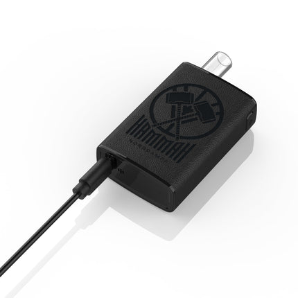Norddampf HAMMAH augu iztvaicētājs | Kompakts augstākās kvalitātes garšaugu vaporizators | Hibrīda apkures tehnoloģija | 1600 mAh akumulators | 30 s uzsilšanas laiks | Izolēti elpceļi | 5 temperatūras līmeņi | Dziļi melna