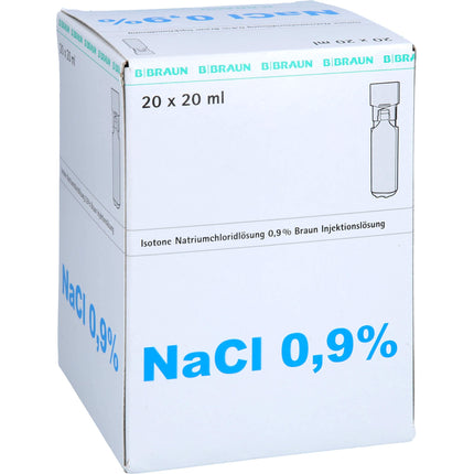 B Braun fizioloģiskais šķīdums 0,9% Miniplasco connect 20x20 ml