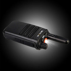 Retevis RB635 divvirzienu rācija ar lukturīti, PMR446 bezlicencēts radio, liela darbības rādiusa, mini divvirzienu rāciju komplekts ar USB kabeli, rācijas ar VOX ģimenes pastaigām, kempingam (melns, 2 iepakojumi)