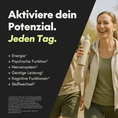 serotalin ORIGINAL HAPPY ENERGY kapsulas | +Griffonia +D3 vitamīns lielā devā +B12 +B6 +Fenilalanīns +Cinks +Hroms +Kofeīns | 100% vegānisks un ražots Vācijā | 2 mēneši