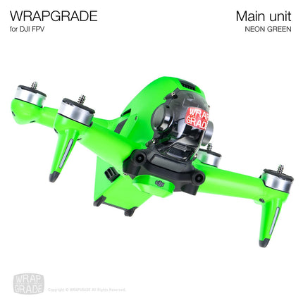WRAPGRADE apvalks, kas saderīgs ar DJI FPV (NEON zaļš)