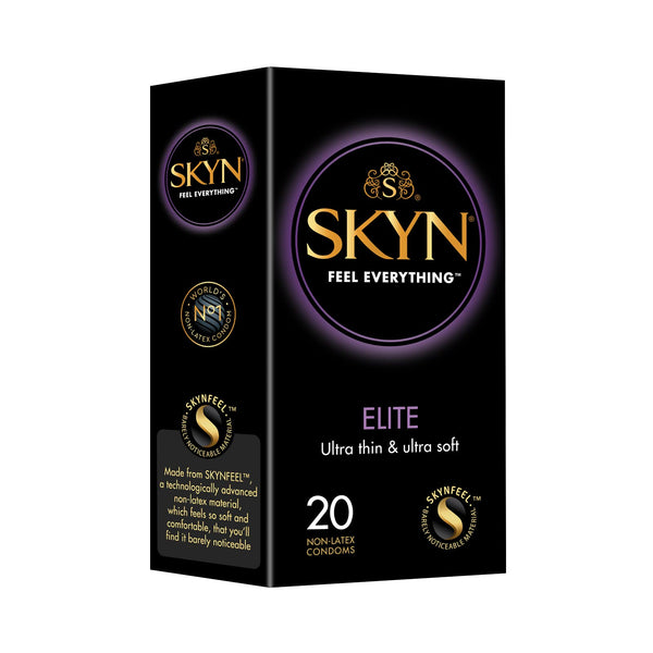 Skyn Elite 20 vīriešu prezervatīvi, īpaši plāni, īpaši mīksti, 200018