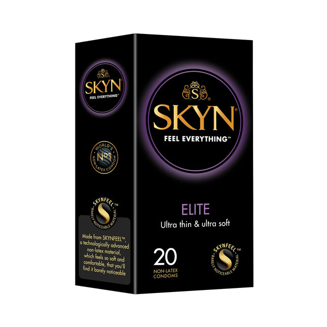Skyn Elite 20 vīriešu prezervatīvi, īpaši plāni, īpaši mīksti, 200018