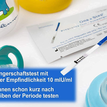 5 x One+Step īpaši jutīgi grūtniecības testi agrīnai noteikšanai + 2 x Clearblue grūtniecības testi agrīnai noteikšanai