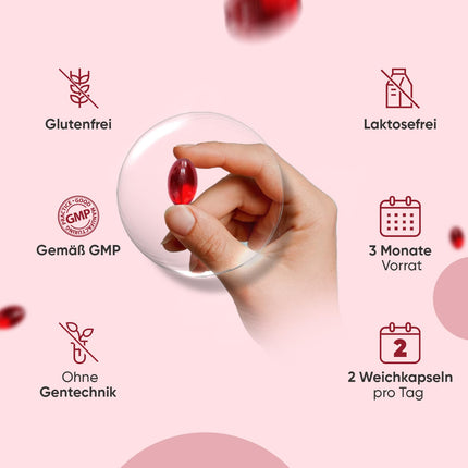 Antarktikas krila eļļas mīkstās kapsulas — 1200 mg vienā porcijā — nodrošina Omega 3, DHA, EPA, astaksantīnu, holīnu un jūras fosfolipīdus — 180 mīkstās kapsulas 3 mēnešiem — bez glutēna, bez laktozes — WeightWorld