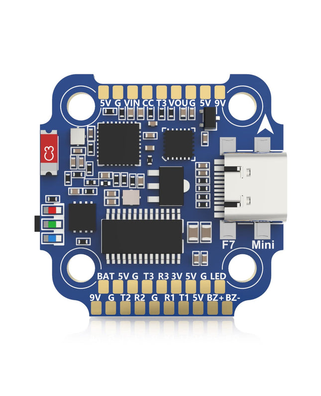 Mini F7 lidojuma kontrolieris 3-6S 20x20mm iebūvēts Bluetooth dronu kaudze atbalsta bezvadu noregulēšanu 2-4 collu FPV dronam