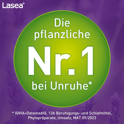 Lasea® palīdz dabiski atslēgties, nomierina un uzlabo miegu. Augu izcelsmes zāles ar īpašu lavandas eļļu | 14 kapsulas