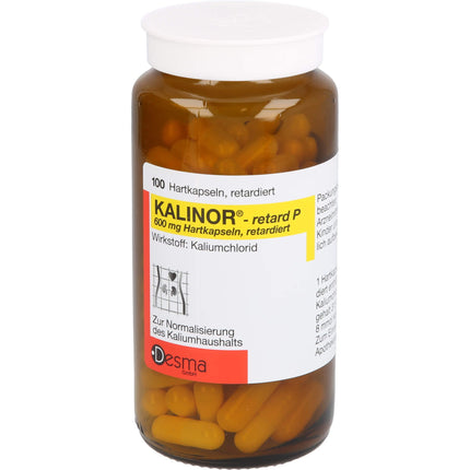 KALINOR retard P 600 mg cietās kapsulas 100 gab.
