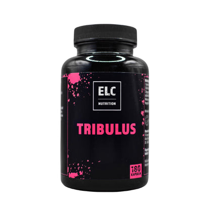 ELC uzturs | Tribulus | Dabiski veicina spēku, enerģiju un sniegumu | Testosterona pastiprinātājs | Vegāns | Bez konservantiem | 180 kapsulas