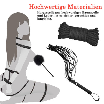BDSMAGE Fesseln Sex Set 25 PCS BDSMs Spielzeug hart erotisches Sexspielzeug für Paare extrem Sex Toyset für Paar Set Bondageset Fessel Set SM Sexspielzeug extreme Paare (Schwarz - 25)