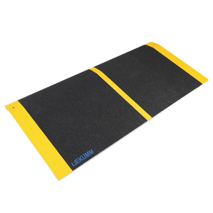LIEKUMM 40 x 80 cm durvju sliekšņa rampa, līdz 300 kg, viegla piekļuves rampas sliekšņa rampa ar neslīdošu virsmu, apmales rampa durvīm, kāpnēm, pakāpieniem