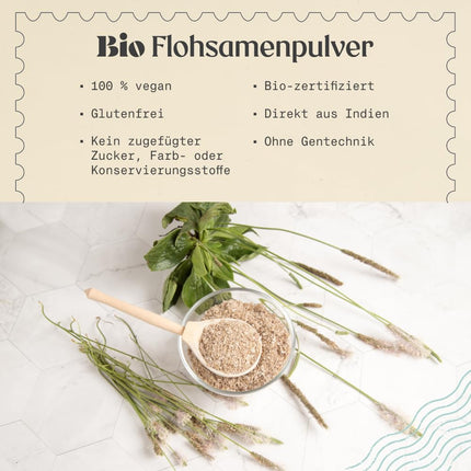 NaturaleBio maltas psyllium sēklu sēnalas, 99% tīrība, 200 g dabīgas, organiskas psyllium sēklu sēnalas, dabīgas, tīras, ar augstu šķiedrvielu saturu, vegānas, šķīdināšanai ūdenī, dzērienos un sulās.