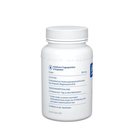 Pure Encapsulations Holīns - aknu darbībai un tauku metabolismam - 60 vegānas kapsulas