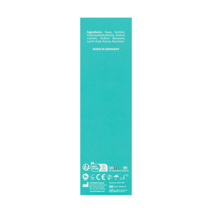 AMORELIE Care – persiku garšas lubrikants ēdams, uz ūdens bāzes, vegāns (100ml)
