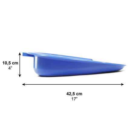 PEPE Mobility - Gultas panna pieaugušajiem, plastmasas, naktspods, pisuāri vīriešiem un sievietēm, vecāka gadagājuma cilvēkiem, zila
