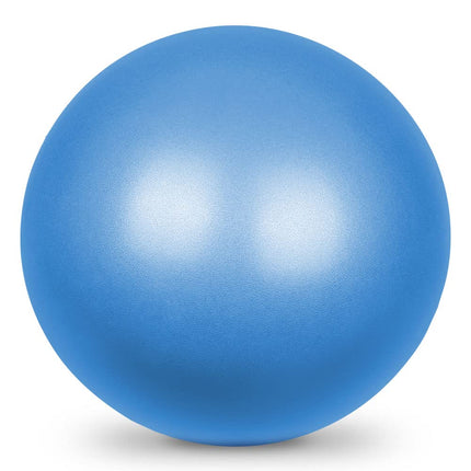 flintronic vingrošanas bumba maza Pilates bumba, 25 cm mīksta jogas bumba ar piepūšamu salmiņu, pretplīsuma vingrošanas bumba jogai, Pilates, līdzsvaram, fizioterapijai, stiepšanās vingrinājumiem un korsetes vingrinājumiem