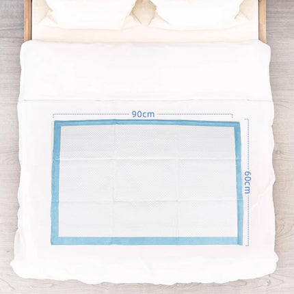 25 × medicīniskie paliktņi 60 x 90 cm, vienreizlietojami nesaturēšanas paliktņi, 5 slāņu celulozes pārtinamais paklājiņš zīdaiņiem, ļoti absorbējošs nesaturēšanas gultas paliktnis, ūdensizturīgs, pieaugušiem zīdaiņiem un mājdzīvniekiem