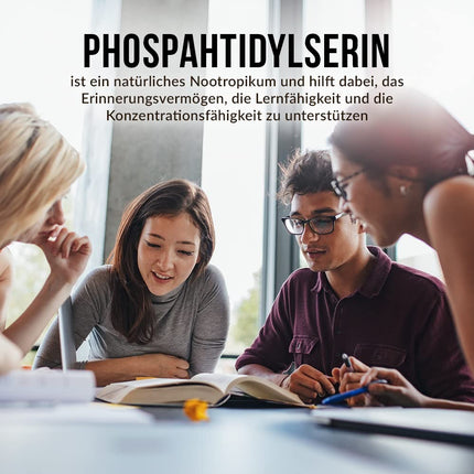 Intelligent Labs fosfatidilserīna uztura bagātinātājs 100 mg, 90 augstas iedarbības kapsulas, 100% bez sojas un alergēniem, tīrs fosfatidilserīns no saulespuķu lecitīna