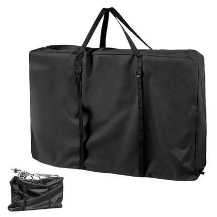 Ratiņkrēslu transportēšanas soma, 600D transportēšanas soma rollatoram, 110x74x28cm ratiņkrēslu ceļojumu soma, liela transportēšanas soma rollatoram, staigulīšiem un transportēšanas krēsliem, snovborda soma, e-skūtera soma