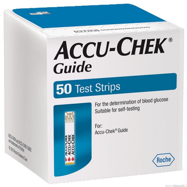 ROCHE DIABETES CARE ITALY SpA Accu-Check Guide 50 testa strēmeles lēts atkārtots imports