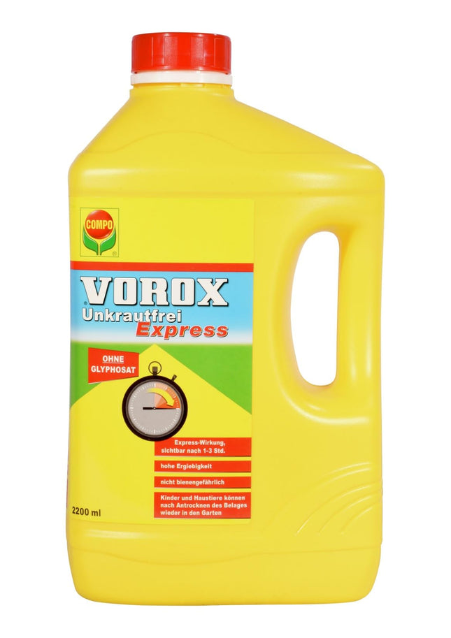 COMPO VOROX Weed-Free Express - 2,2 l - Nezāļu apkarošanai dekoratīvajos augos, augļos un dārzeņos, koncentrāts