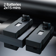 IDEA12 PRO drons ar regulējamu 4K kameru un optiskās plūsmas pozicionēšanu iesācējiem un pieaugušajiem, droni ar bezkontaktu motoru, FPV RC drons kvadrokopters ar 2 baterijām 30 minūtes
