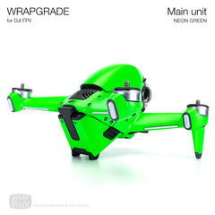 WRAPGRADE apvalks, kas saderīgs ar DJI FPV (NEON zaļš)