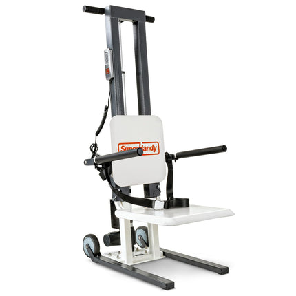 SuperHandy elektriskais grīdas pacēlājs senioriem un cilvēkiem ar invaliditāti - svara ierobežojums līdz 227 kg, stāvēšanas palīglīdzeklis, pārnēsājams, regulējams, ergonomisks dizains, ērta uzglabāšana [priekš
