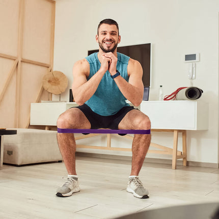 5 vingrošanas lentes, pretestības lentes, fitnesa lentes, pretestības lentes ar 5 dažādiem pretestības līmeņiem, stiepšanās jogai, ar pārnēsāšanas somu un instrukciju (A)