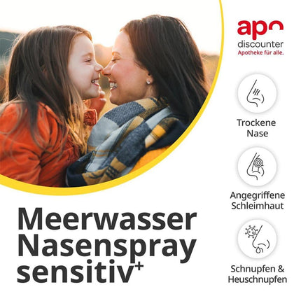 Barojošs deguna aerosols ar hialuronskābi un dekspantenolu no apodiscounter (2 x 20 ml)