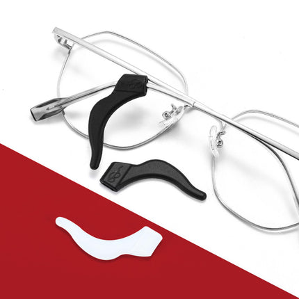 DIAONIAN 12 gabali 6 briļļu turētāju pāri ausīm, briļļu kājiņām, briļļu slīdēšanas aizbāznis, briļļu slīdēšanas aizbāznis, neslīdoši briļļu kājiņi, briļļu turētājs sportam, universāls, brillēm, saulesbrillēm, lasāmbrillēm