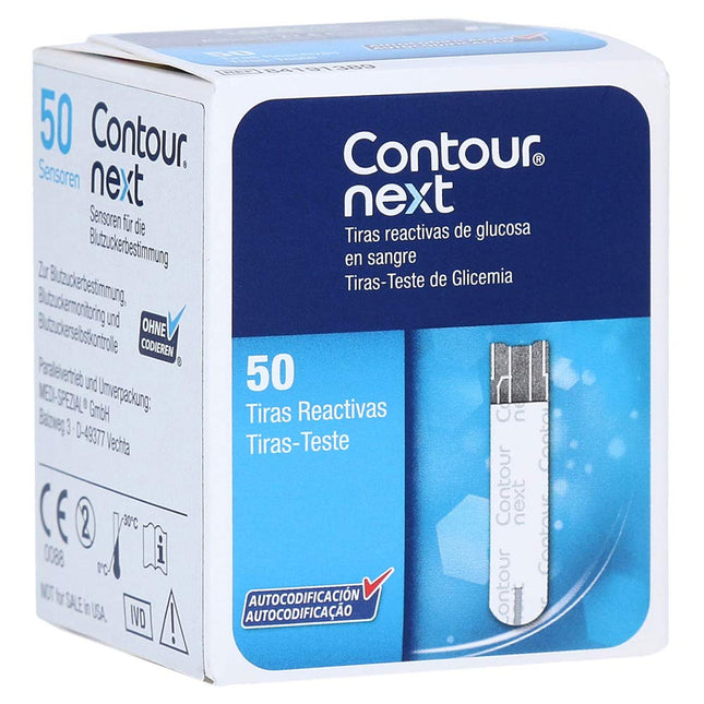 Contour Next sensoru testa strēmeles