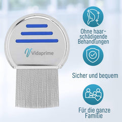 Vidaprime UTIS un GNĪDU ĶEMME - Profesionāla utis un gnīdu ķemme - Utis un gnīdu ķemme - Utu un gnīdu ārstēšanas likvidēšana - Utis un gnīdu ķemme ar rievotiem zariem - PRETUTU UN PRETGŅĪDU ĶEMME