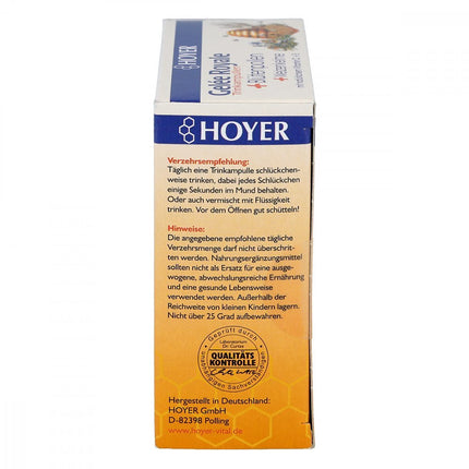 hoyer jelly roy.+bluetenpol.+kviešu k. dzeršanas nometne. 10 x 10 ml
